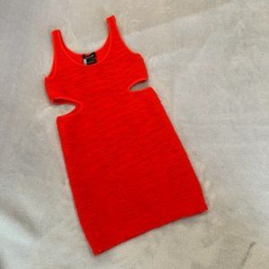 BeBe Women's Bodycon Dress Medium Large Fiery Red